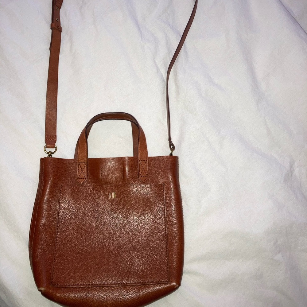 madewell leather small transport crossbody